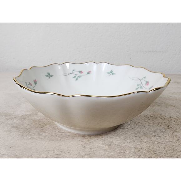 Lenox Bowl Rose Manor Gold Trim 90's New w/ Box 5 1/2" Made in USA Vintage - Picture 4 of 14